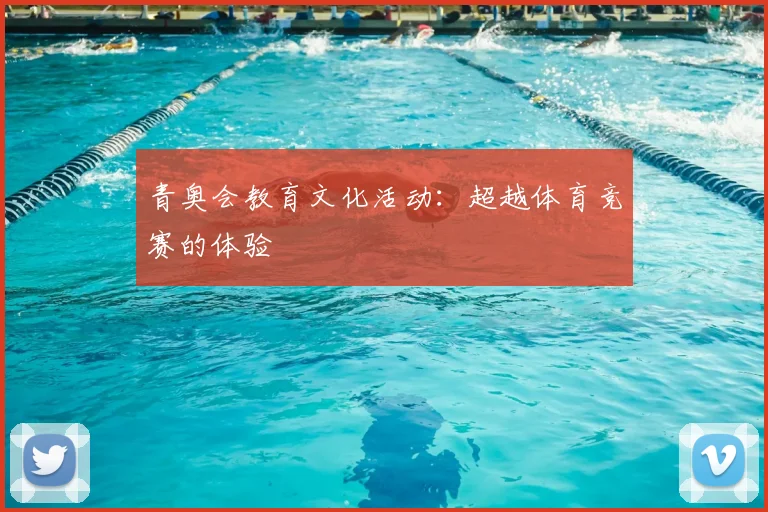 青奥会教育文化活动：超越体育竞赛的体验